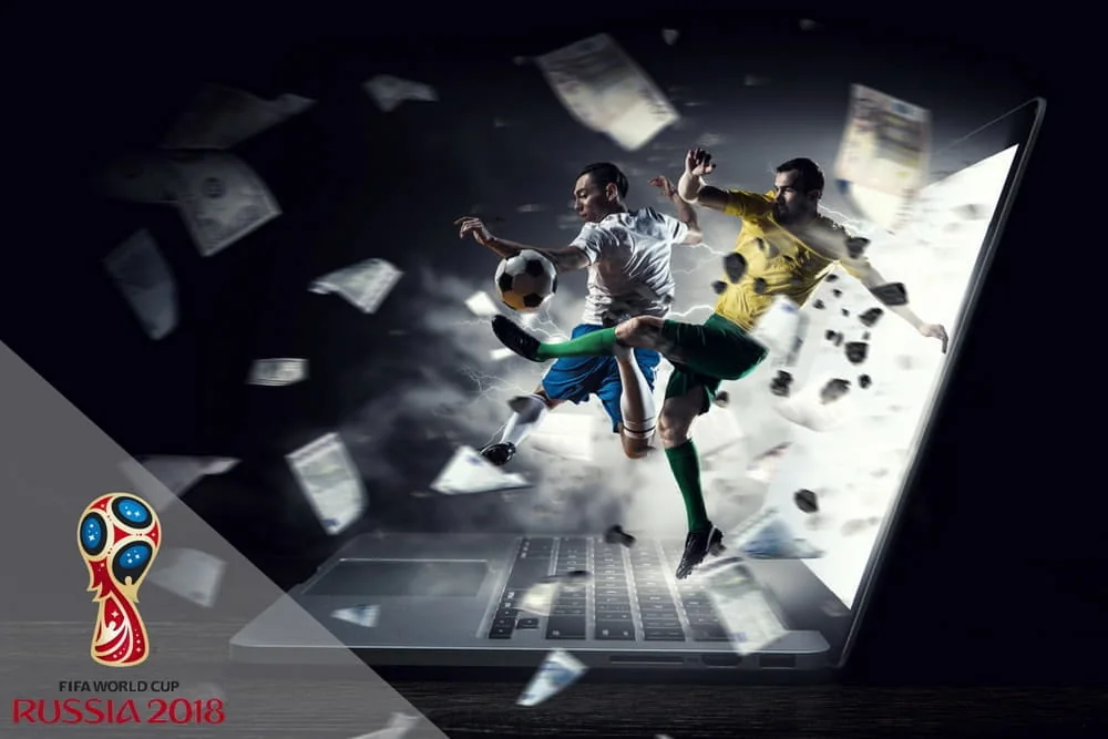 Pengguna meninjau kategori olahraga dan kartu event melalui ponsel